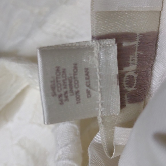 Loft White Lace Pencil Mini Skirt Size 10 - Picture 10 of 10